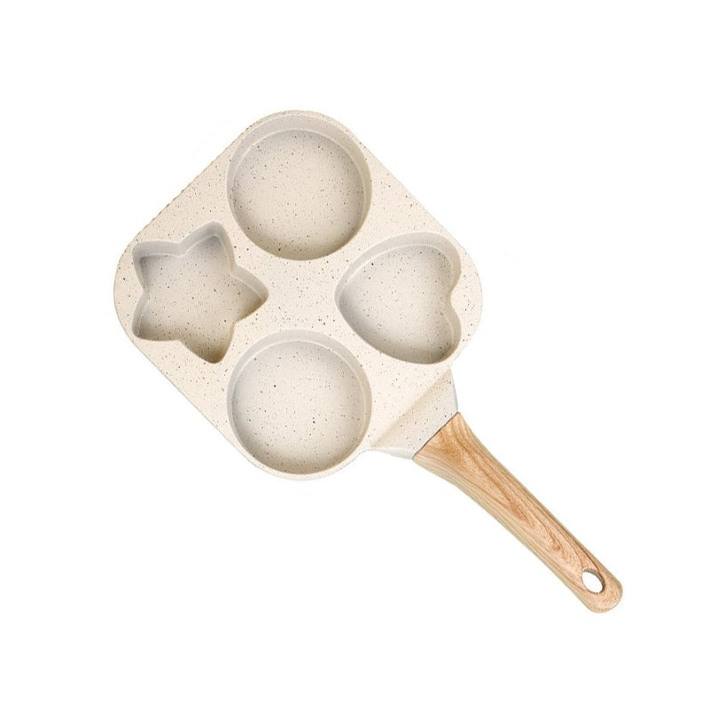 1 Set 4 Hole Skillet with Handle