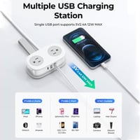 Sakerplus Compact Travel Power Strip