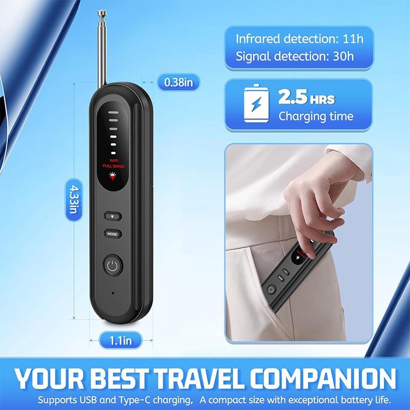 Saker Hidden Camera Detector Spy Finder
