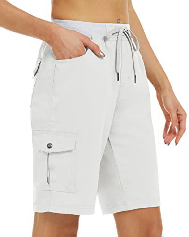 Women's Quick-Dry Cargo Shorts With Pockets
