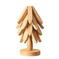 Holzbaum-Tischuntersetzer-Set