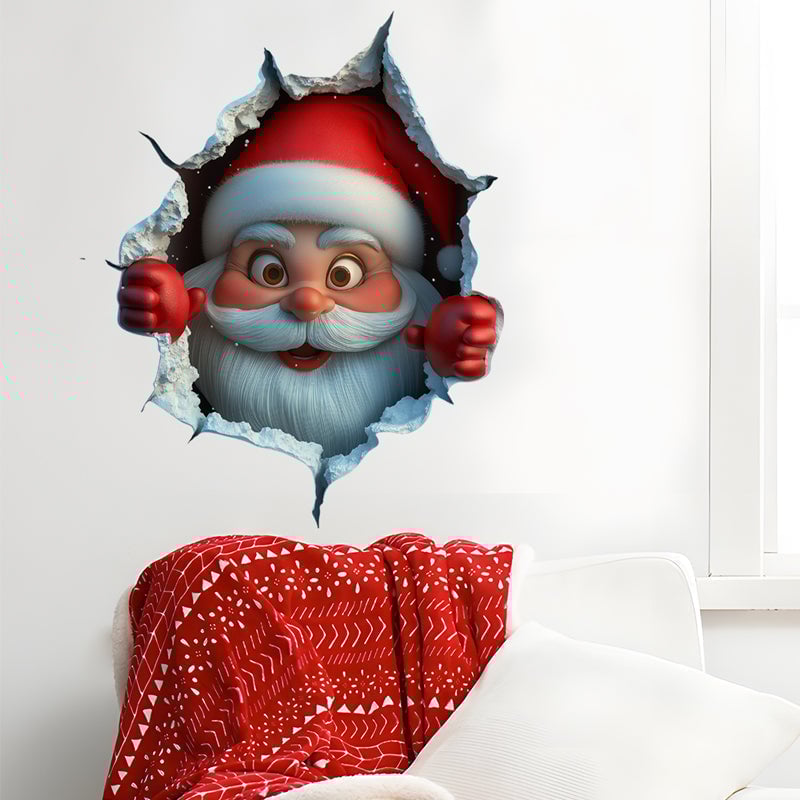 Santa Claus Wall Sticker Set-B