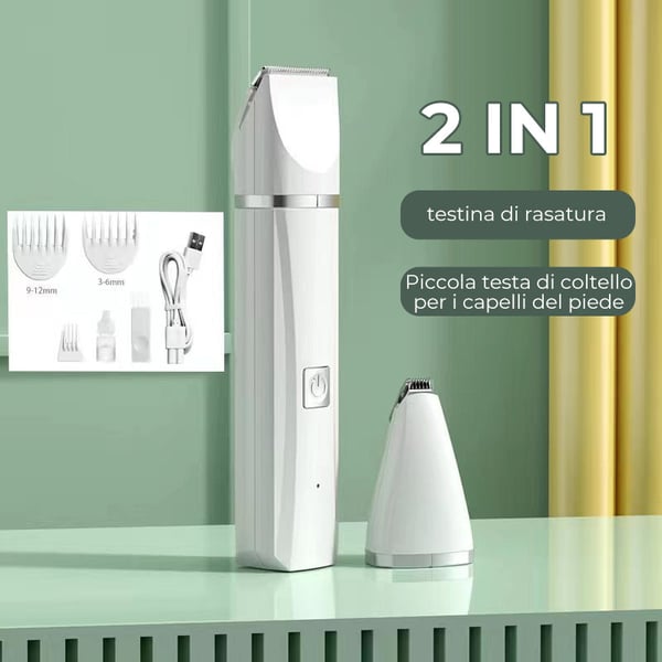 Rasoio per animali domestici 4 in 1