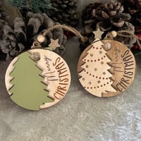 3D Kerstman aftellen naar kerstornament