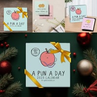 🥳2025 A Pun A Day Desktop Calendar