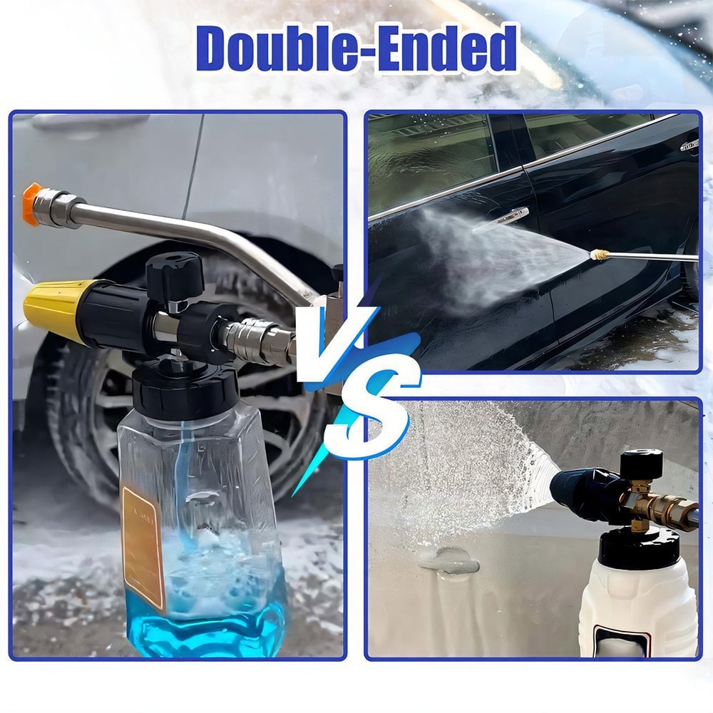 Enhance Your Car Washing Experience - Sakerplus Foam Cannon Dual Connector Accessory