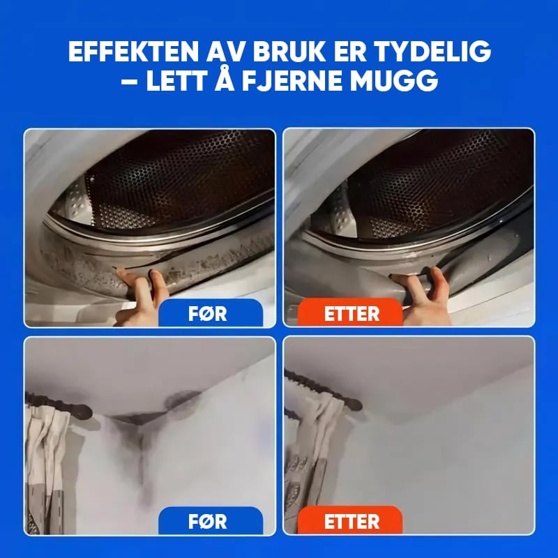 Hurtigvirkende Anti-Mugg Veggrensespray