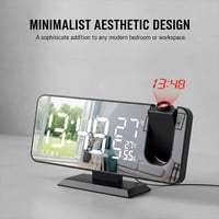 Aless™ Temperature & Humidity Multifunctional Radio Projection Alarm Clock