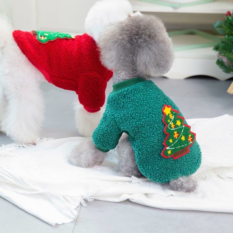 Christmas Dog Outfit Set