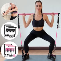 Tragbares Pilates-Widerstandsstangen-Set