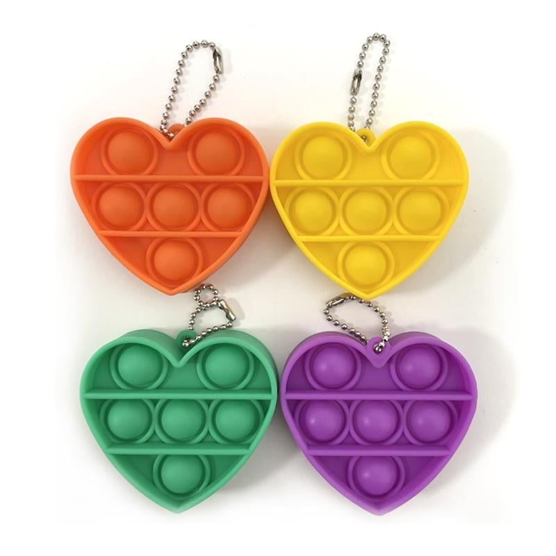 Mini Bubble Fidget Sensory Keychain Toy