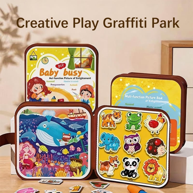 Reusable Magic Water Doodle Books for Kids