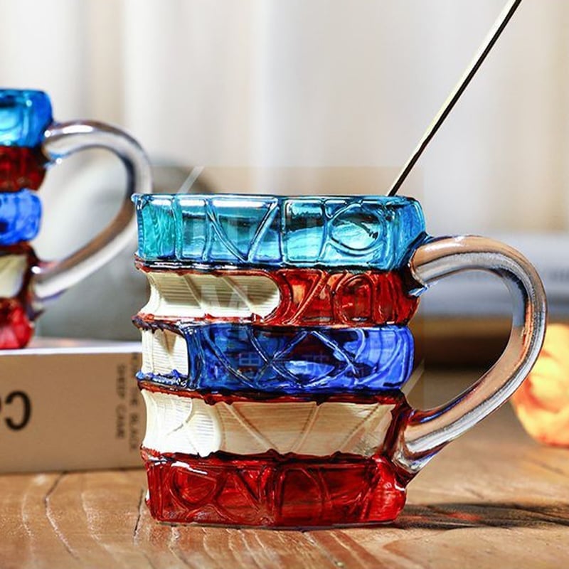 Handbemalte Buch-Kaffeetasse