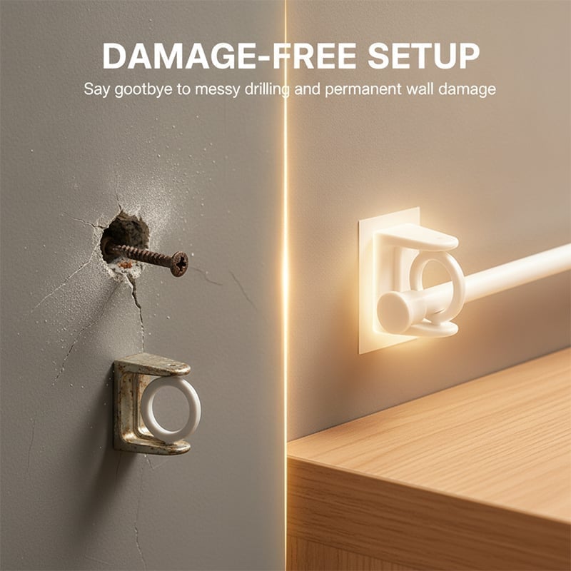 Universal Adhesive 360° Rotating Hanging Ring