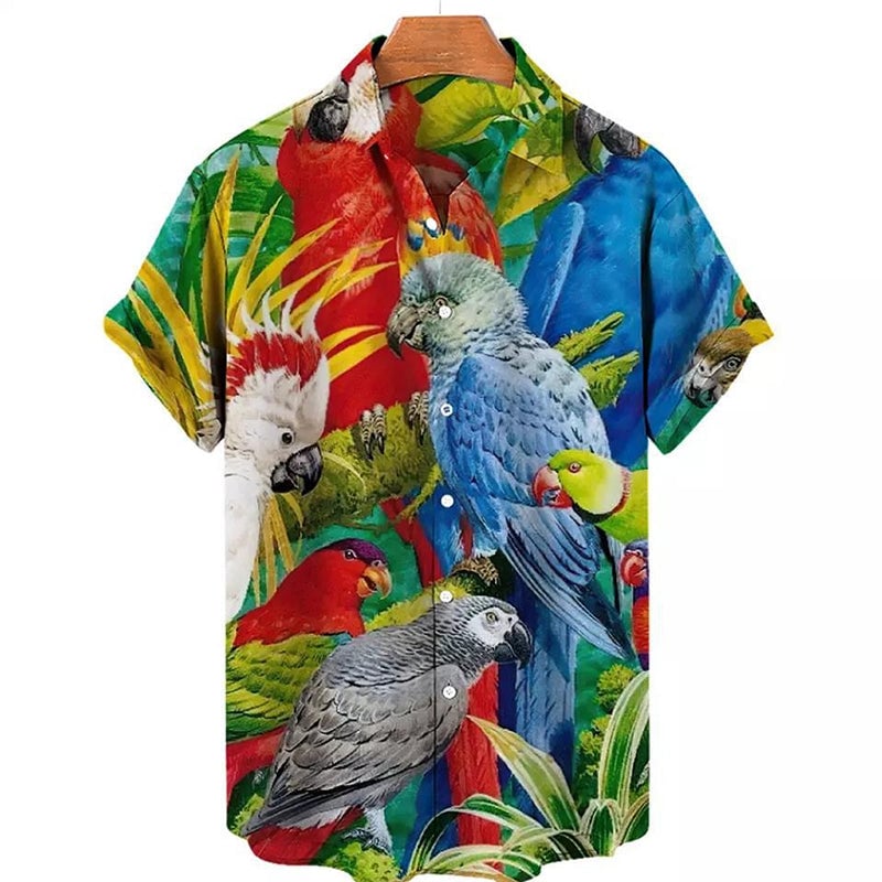 Hemd mit Hawaii-Print