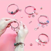 Sakerplus Girls Charm Bracelet Making Kit