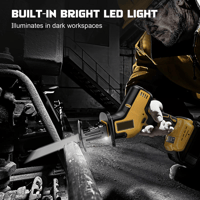 Sakerplus Battery-compatible wireless reciprocating saw