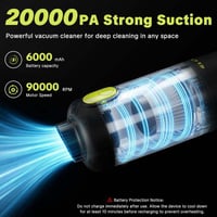 Sakerplus® Portable Cordless Handheld Car Vacuum Cleaner