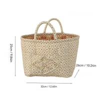 Floral Pattern Foldable Laundry Basket