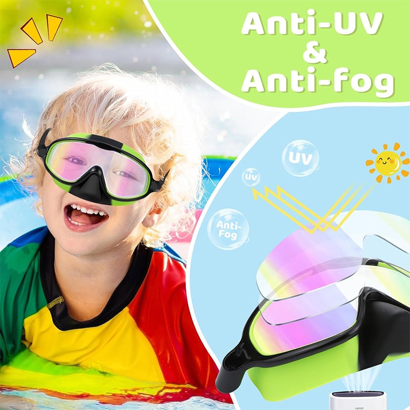 Swim Goggles with Nose Cover