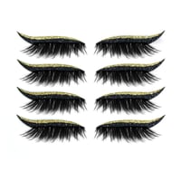 Autocollants Imperméables et Réutilisables pour Eye-liner et Cils