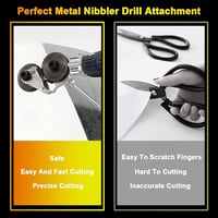 SAKER Metal Nibbler Drill Attachment