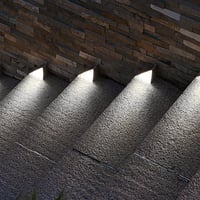 LED-zonne-waterdichte trapverlichting