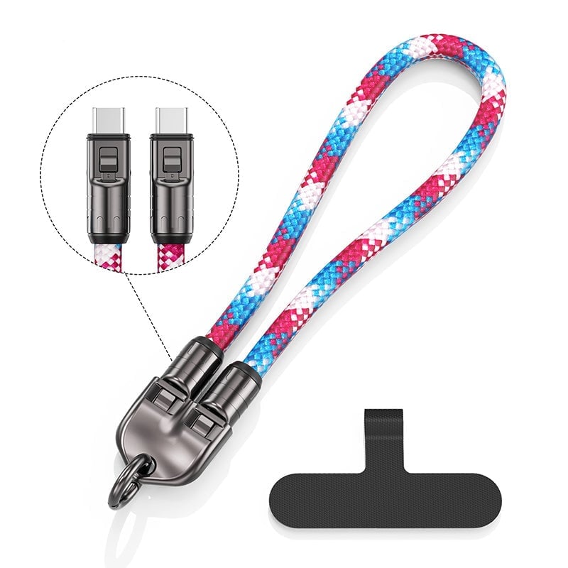 2-in-1 Schnellladekabel & Handy-Lanyard