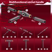 Sakerplus 42 in 1 Magnetic Screwdriver Set-Christmas Version