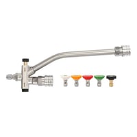 Accessoire met dubbele connector van schuimkanon