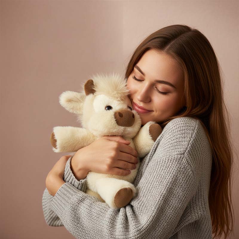 Running Cow Plush Toy