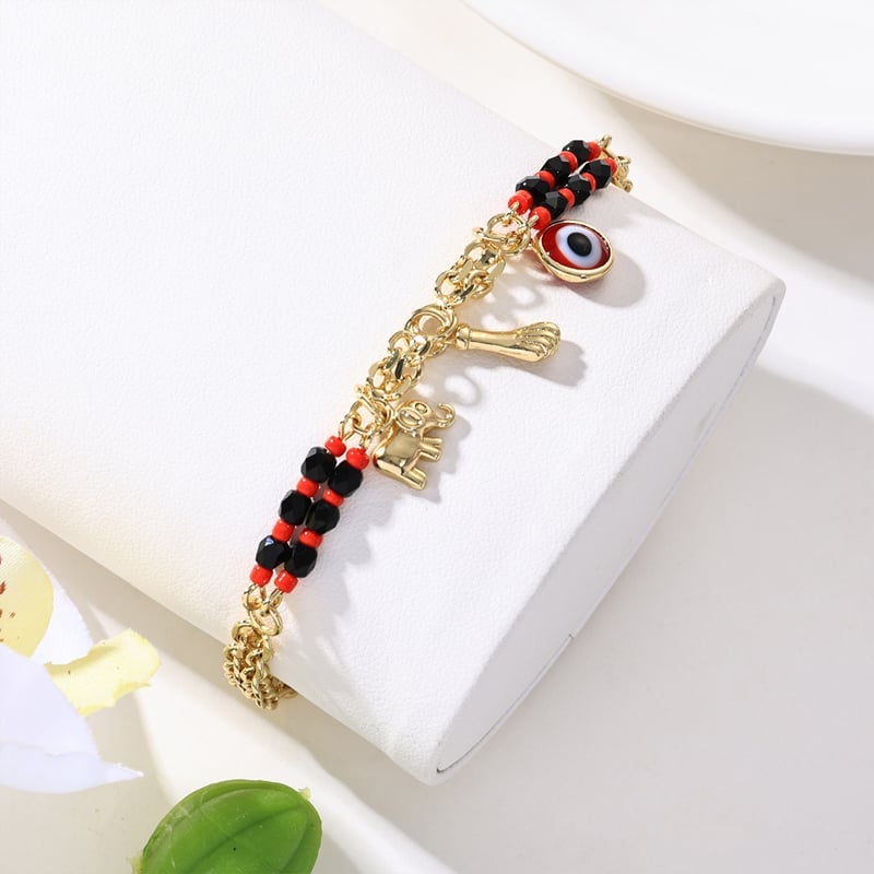 Devil's Eye Elephant Bracelet