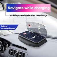 HUD Navigation Projector With Wireless Charging