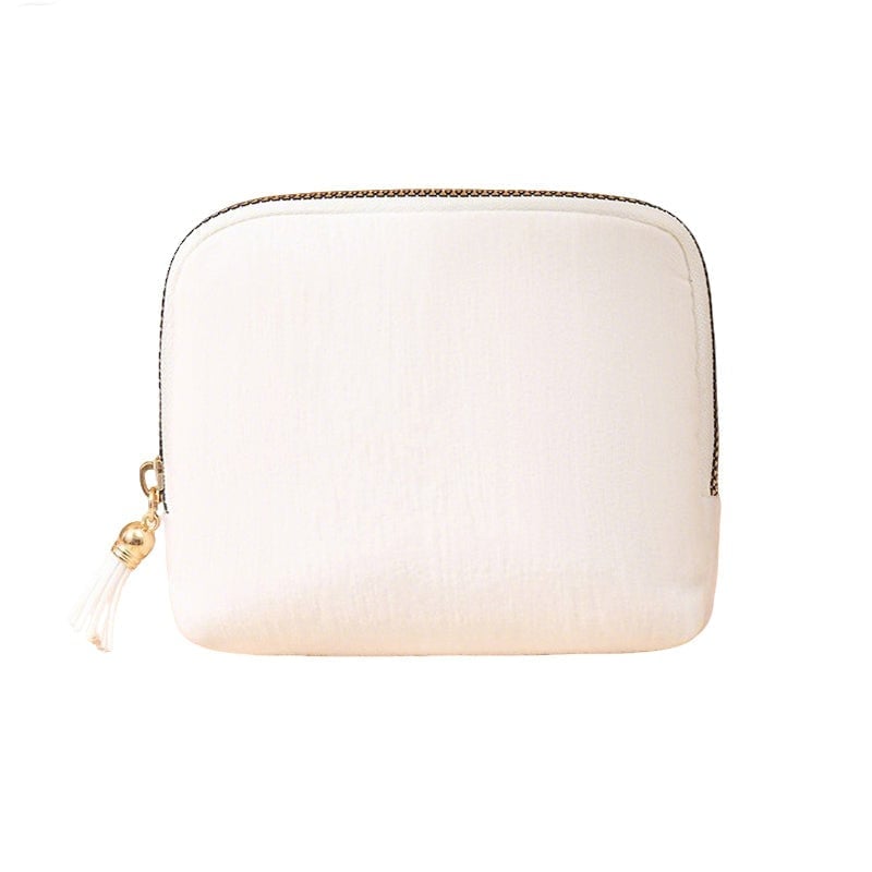 Mini Schmucktasche mit Quasten-Reißverschluss