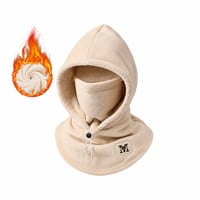 Fleece Double Layer Integrated Hat