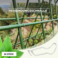 Gewächshauszubehör Pflanzenverbindungsschnalle(20 Stück)