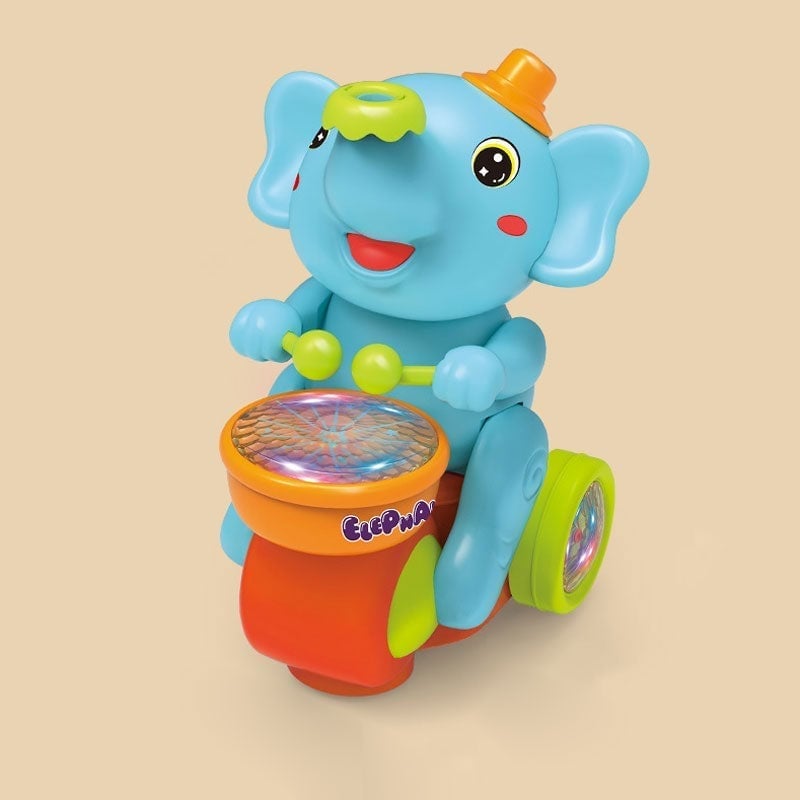 Interactive LED Elephant Toy for Toddlers & Kids with Realistic Sounds