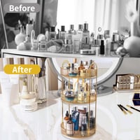 360° Rotating Makeup Organizer