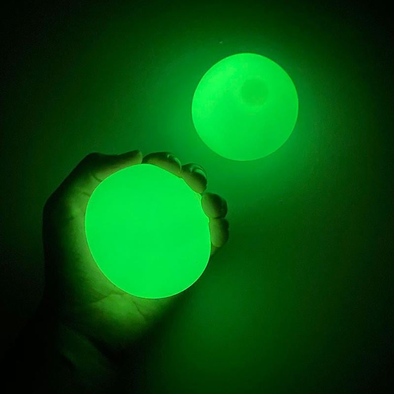Fluorescerande Klibbiga Målbollar