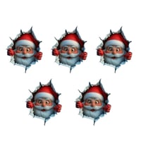 Santa Claus Wall Sticker Set