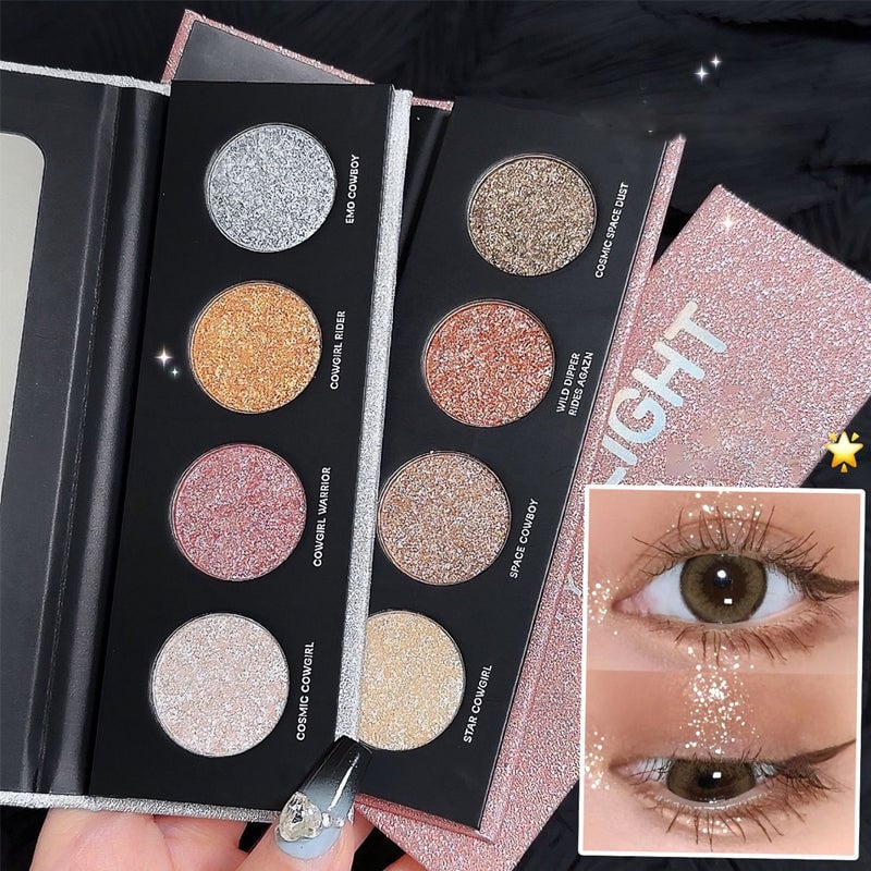 Vierfarbige Galaxy Diamond Lidschattenpalette