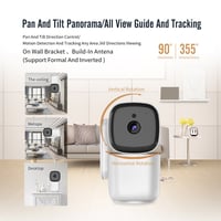 360 Degree Motion Tracking Color Night Vision Security Camera