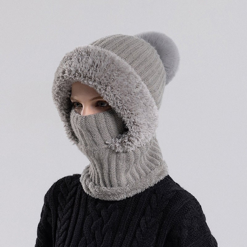 Damen-Strickmütze für Herbst und Winter