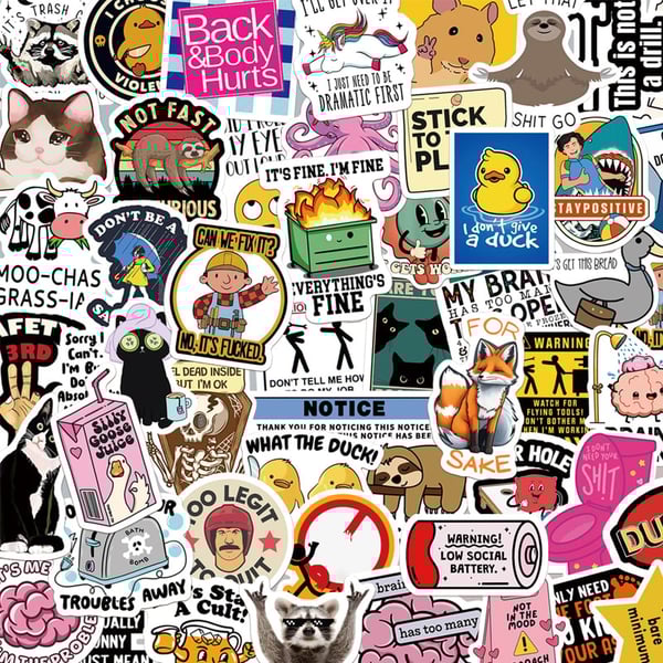 Funny Graffiti Stickers