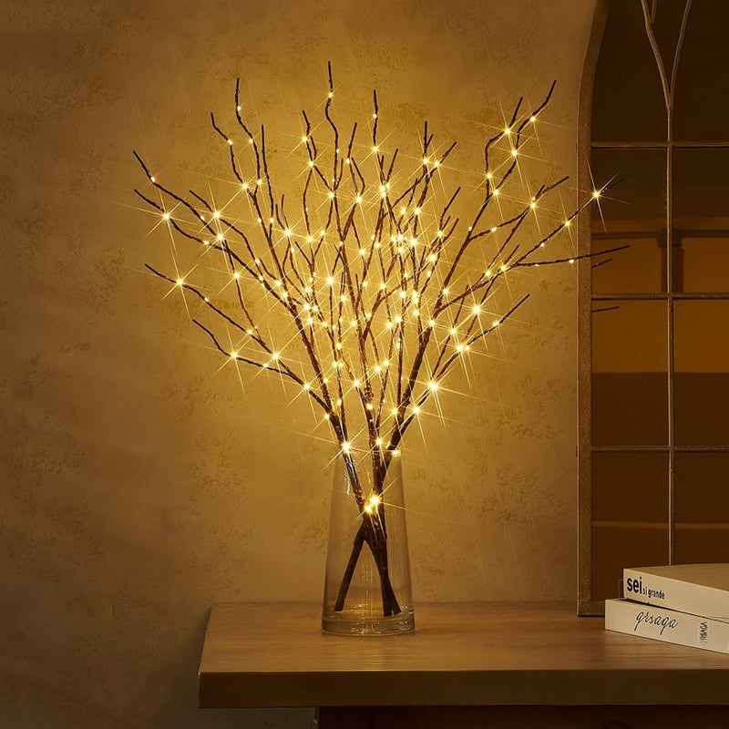 Simulated LED Birch Branch Light