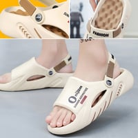 Sommarslip-on sandaler med halkskydd