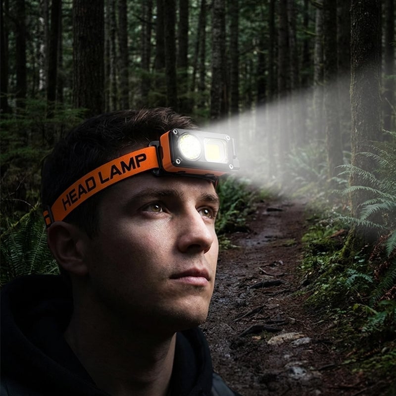 Multi-Function Outdoor Rotating Headlamp