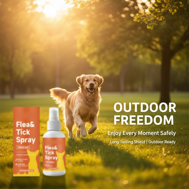 Sanftes Hautpflegespray für Hunde zur Anwendung im Innen- und Außenbereich