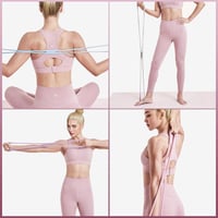 8-Shaped Silicone Resistance Band with Massage Grip