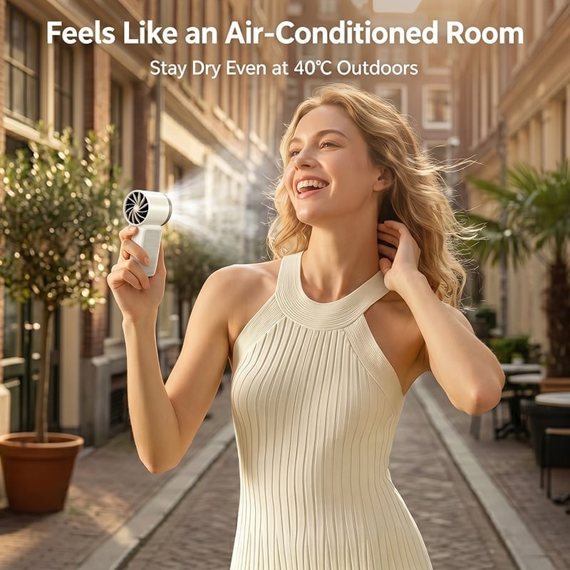 Mini High-Speed Handheld Fan